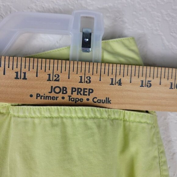 Calvin Klein Jeans Cropped Pants Capris Yellow Size 6 Summer Spring Casual Comfy - Picture 8 of 11